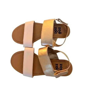 Zoe & Zac Glitter Pink Girls Shoes Sandals SZ 13